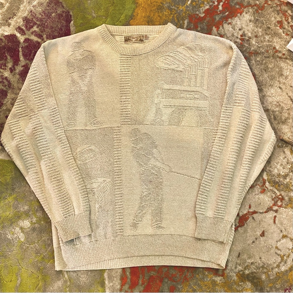 Vintage 1980s/90s Shenandoah Golf Sweater, Men’s XL